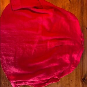 GAP Bright Red Button-Up Shirt